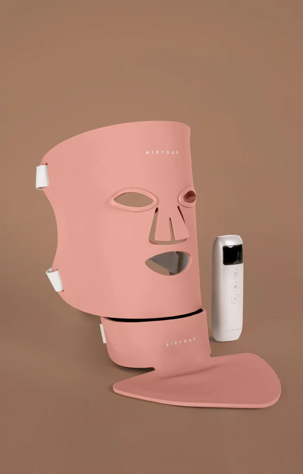 Airyday Bright On LED Mask For Face & Neck - Peach